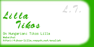 lilla tikos business card